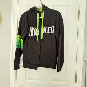 Black Wicked Hoodie with Green Accents